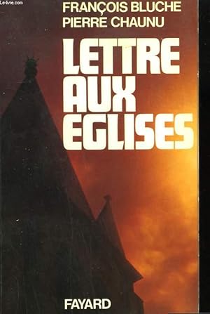 Imagen del vendedor de LETTRE AUX EGLISES. a la venta por Le-Livre