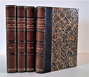Histoire du Canada; suivi du Dictionnaire de la langue huronne. 4 volumes