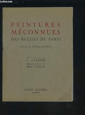 Immagine del venditore per PEINTURES MECONNUES DES EGLISES DE PARIS - RETOUR D'EVACUATION. venduto da Le-Livre