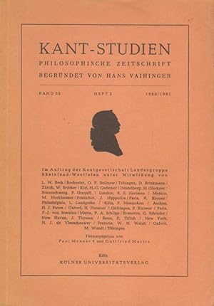 Kant-Studien.