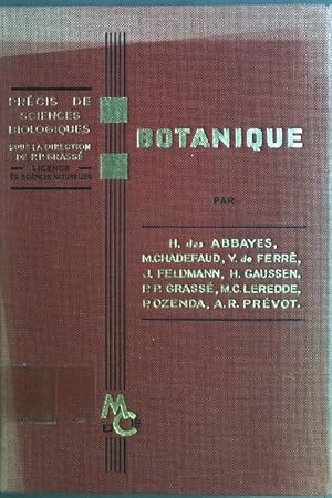 Seller image for Botanique: anatomie - cycles volutifs systmatique for sale by books4less (Versandantiquariat Petra Gros GmbH & Co. KG)