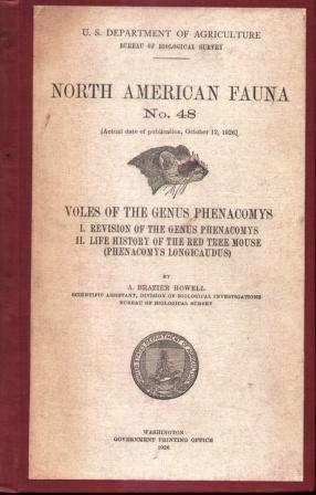 Image du vendeur pour NORTH AMERICAN FAUNA Voles of the Genus Phenacomys, No. 48 mis en vente par Nick Bikoff, IOBA
