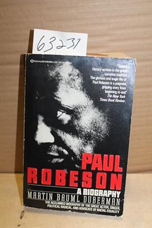 Imagen del vendedor de Paul Robeson A Biography a la venta por Princeton Antiques Bookshop