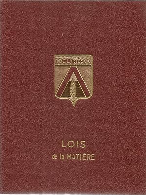 Clartés l'encyclopédie du présent - volume 3 1970 - Lois de la matière