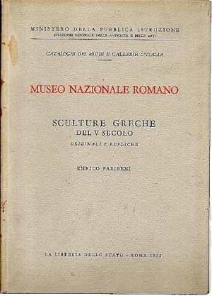 Immagine del venditore per MUSEO NAZIONALE ROMANO. SCULTURE GRECHE DEL V SECOLO, ORIGINALI E REPLICHE. venduto da Librera Javier Fernndez