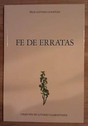 Seller image for Fe de erratas for sale by La Leona LibreRa