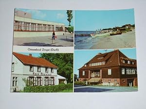 AK Zingst (Darß), FDGB Erholungsheim, Haus Rheinland, HO-Gaststätte "Kurhaus"