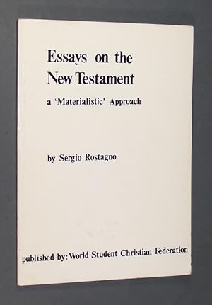 Bild des Verkufers fr Essays on the New Testament a 'Materialistic' Approach. By Sergio Rostagno. zum Verkauf von Antiquariat Kretzer