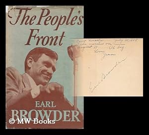 Seller image for The People's Front / by Earl Browder for sale by MW Books Ltd.
