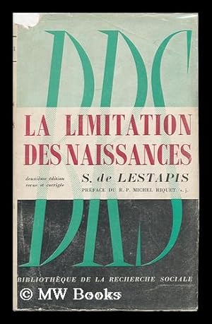 Seller image for La Limitation Des Naissances for sale by MW Books Ltd.