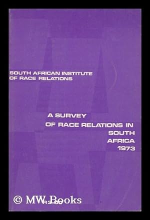 Seller image for A Survey of Race Relations in South Africa for sale by MW Books
