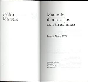 Imagen del vendedor de MATANDO DINOSAURIOS CON TIRACHINAS a la venta por Libreria 7 Soles