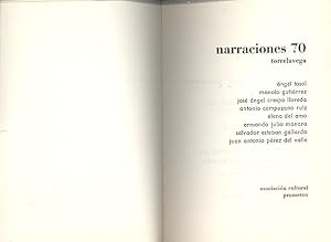 Image du vendeur pour NARRACIONES 70 TORRELAVEGA - LA BARRANCA por Angel Tosal (y otras narraciones) mis en vente par Libreria 7 Soles