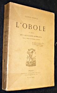 Image du vendeur pour L'obole au profit des Alsaciens-Lorrains. Poésies 1869-1875 mis en vente par Abraxas-libris