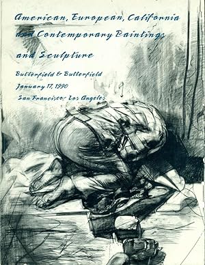 Bild des Verkufers fr BUTTERFIELD & BUTTERFIELD : AMERICAN, EUROPEAN, CALIFORNIA AND CONTEMPORARY PAINTINGS AND SCULPTURE : Volume P51, Sale 2162P, Auction Catalog, January 17, 1990 zum Verkauf von 100POCKETS