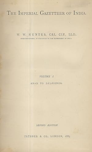 The imperial Gazetter of India. Second edition. Volumes I, II, IV, V, VI, VII, IX, X, XI, XII, XI...