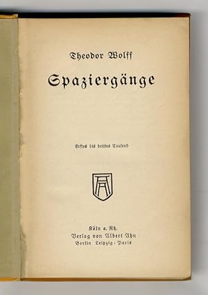 Spaziergänge.