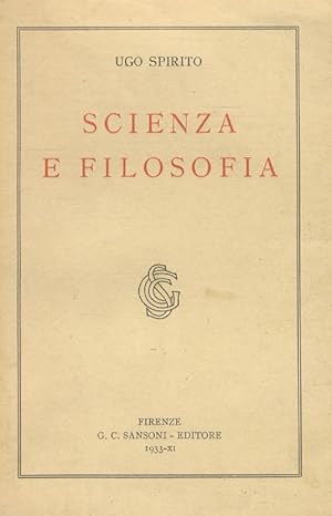 Scienza e filosofia.