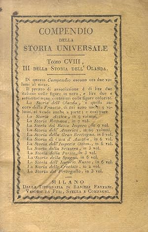 Storia dell'Olanda e dei Paesi Bassi, dai tempi di Giulio Cesare sino all'avvenimento al trono de...