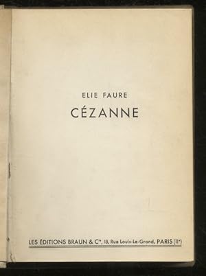 Bild des Verkufers fr Czanne. Paris, Braun, (s.d.), pp. 12. Con 60 illustrazioni. (Legato con:) Rewald J. Edgar Degas. Paris, Braun, (s.d.), pp. 12. Con 60 illustrazioni. (Legato con:) Besson G. Renoir. Paris, Braun, (s.d.), pp. 12. Con 60 illustrazioni. (Legato con:) Cogniat R. Gauguin. Paris, Braun, (s.d.), pp. 12. Con 60 illustrazioni. Pierard L. Vincent van Gogh. Paris, Braun, (s.d.), pp. 12. Con 60 illustrazioni. zum Verkauf von Libreria Oreste Gozzini snc