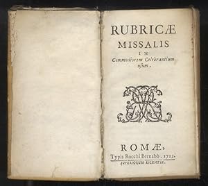 Rubricae missalis in Commodiorem Celebrantium usum.