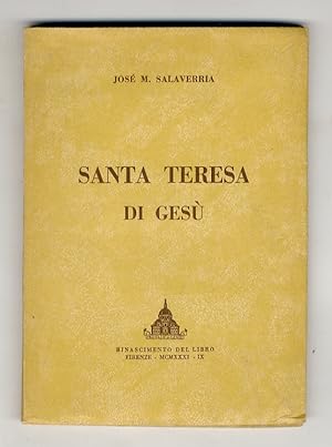 Bild des Verkufers fr Santa Teresa di Ges. Traduzione e introduz. di G. Beccari e G. Spellanzon. zum Verkauf von Libreria Oreste Gozzini snc
