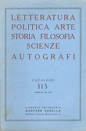 Lotto di 6 cataloghi di vendita di libri antichi e moderni: tutti del 1939.