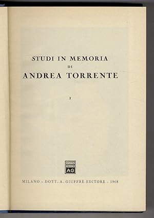 STUDI in memoria di Andrea Torrente.