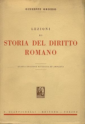 Lezioni di storia del diritto romano. Quinta edizione.