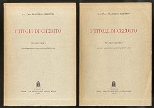 I titoli di credito. Ristampa anastatica della seconda edizione. (1934).