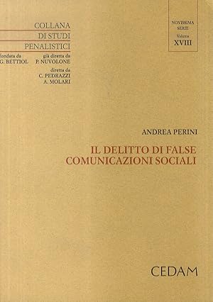 Il delitto di false comunicazioni sociali.