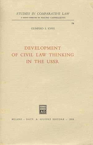 Development of civil law thinking in the USSR.