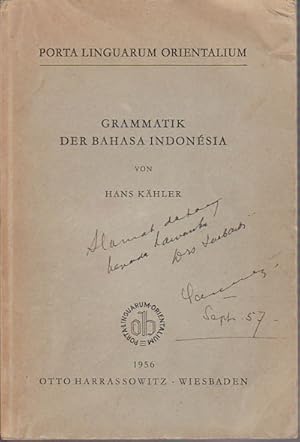 Grammatik Der Bahasa Indonesia.