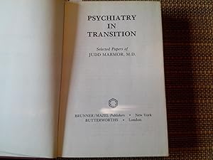 Imagen del vendedor de Psychiatry in Transition. a la venta por Librera "Franz Kafka" Mxico.