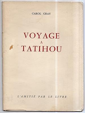 Bild des Verkufers fr VOYAGE A TATIHOU. zum Verkauf von Librairie CLERC