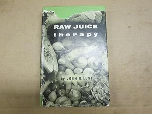 Bild des Verkufers fr Raw Juice Therapy zum Verkauf von Goldstone Rare Books