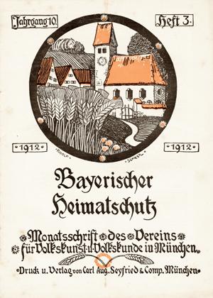 Immagine del venditore per Monatsschrift des Bayerischen Vereins fr Volkskunst und Volkskunde (spter:des Bayerischen Landesvereins fr Heimatschutz / Verein fr Volkskunst und Volkskunde). venduto da Antiquariat Dietrich Schneider-Henn