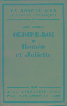 Seller image for Oedipe-Roi suivi de Romo et Juliette for sale by LES TEMPS MODERNES