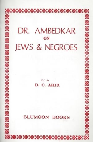 Seller image for DR. AMBEDKAR ON JEWS AND NEGROES for sale by Dan Wyman Books, LLC