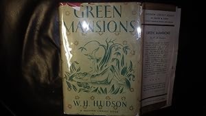 Imagen del vendedor de Green Mansions: A Romance of the Tropical Forest, Modern Library #89, Original price of 95 cents to front endflap. 1944. EARLY EDITION, 300 titles to back of DJ & 304 titles to DJ Verso, a la venta por Bluff Park Rare Books