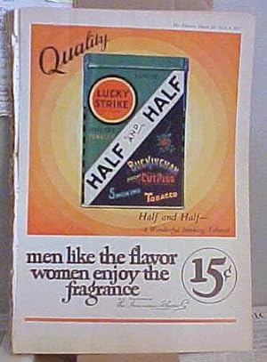 Image du vendeur pour Lucky Strike Half And Half Tobacco, The American Tobacco Company, Full Page Ad in Color mis en vente par Legacy Books II