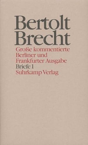 Bild des Verkufers fr Werke, Groe kommentierte Berliner und Frankfurter Ausgabe Briefe. Tl.1 : 1913-1936 zum Verkauf von AHA-BUCH GmbH