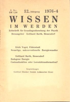 Wissen im Werden. Zeitschrift für Grundlagenforschung der Physik.
