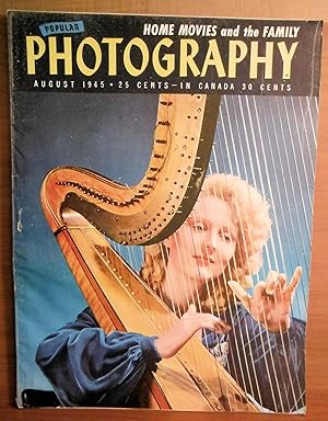 Immagine del venditore per POPULAR PHOTOGRAPHY AUGUST 1945 venduto da Rose City Books