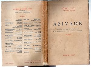 Seller image for Aziyad : extrait des notes et lettres d'un lieutenant de la marine anglaise entr au service de la Turquie le 10 mai 1876 tu dans les murs de Kars le 27 octobre 1877 : Roman for sale by MAGICBOOKS