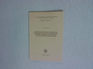 Imagen del vendedor de Wirtschaftsrumliche Stukturvernderungen in den neuen Bundeslndern Sachsen und Thringen zu Beginn der Neunziger Jahre. Sitzungsberichte der Schsischen Akademie der Wissenschaften zu Leipzig, Band 133 Heft 6. a la venta por Antiquariat Bookfarm