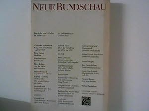 Bild des Verkufers fr Neue Rundschau : 81. Jahrgang 1970 : Zweites Heft zum Verkauf von ANTIQUARIAT FRDEBUCH Inh.Michael Simon