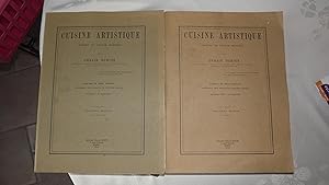 Cuisine artistique. Etudes de l'Ecole Moderne. Tome 1 et 2.