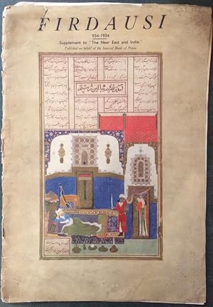 Seller image for Firdausi: 934-1934. Supplement to 'The Near East and India', for sale by Arthur Probsthain