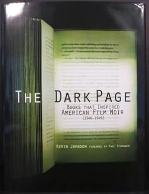 THE DARK PAGE, BOOKS THAT INSPIRED AMERICAN FILM NOIR [1940-1949]